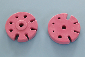粉红色陶瓷过线轮